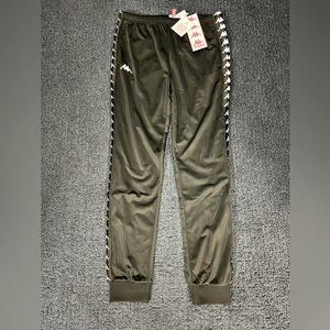 Kappa Womens Kappa Track Atheltic Pants Black Medium